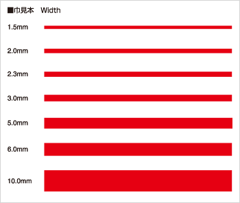 Tape width